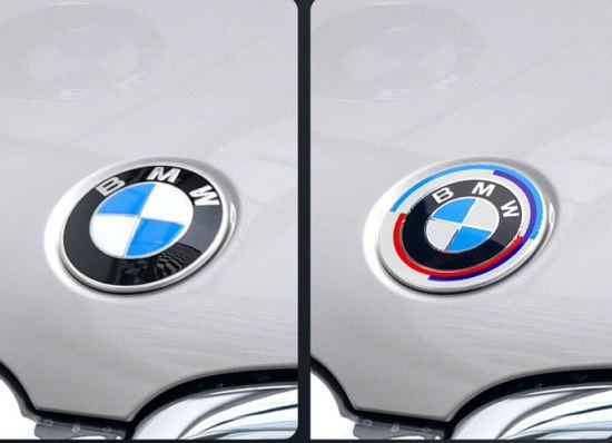 Netby is applicable to the front and rear body modification of the BMW 50th anniversary limited Edition 3 Series and 5 Series engine hood logo