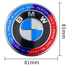 Netby is applicable to the front and rear body modification of the BMW 50th anniversary limited Edition 3 Series and 5 Series engine hood logo