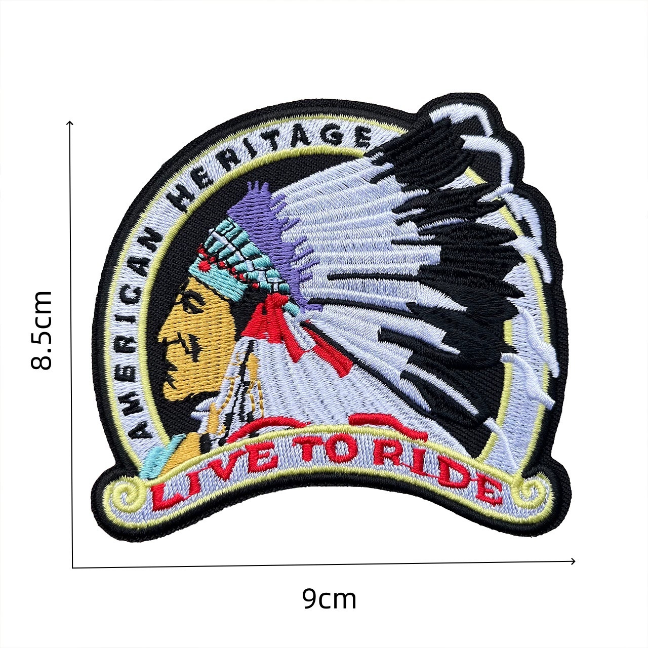 Embroidered Cloth Emblem Badge for Motorbike Motorcycle INDIAN Netby
