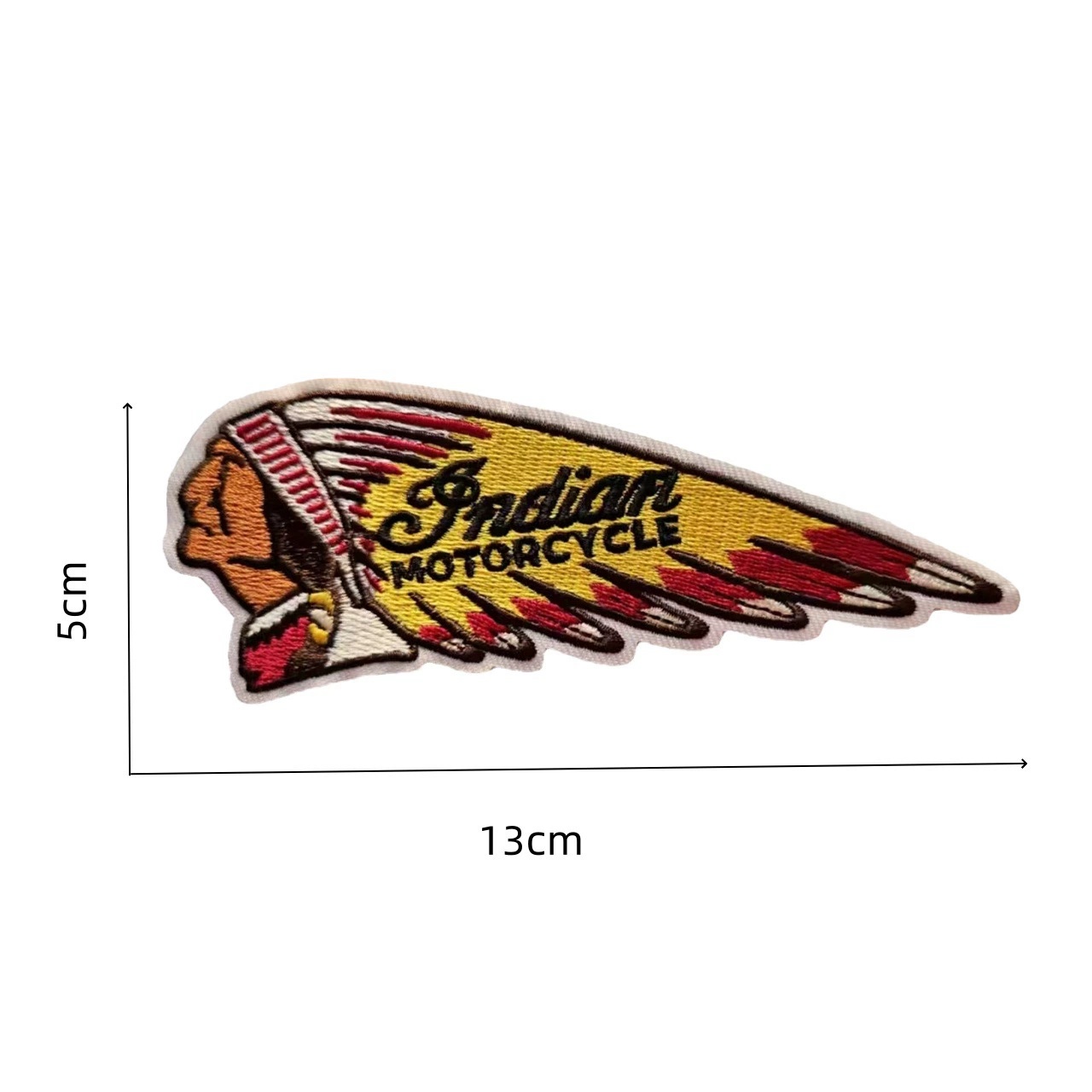 Embroidered Cloth Emblem Badge for Motorbike Motorcycle INDIAN Netby