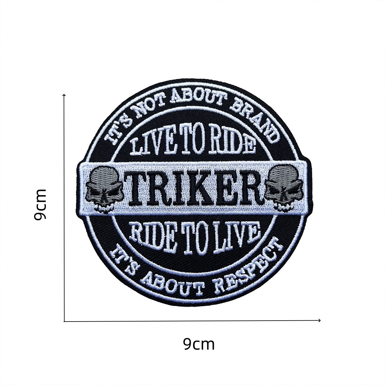 Embroidered Cloth Emblem Badge for Motorbike Motorcycle INDIAN Netby