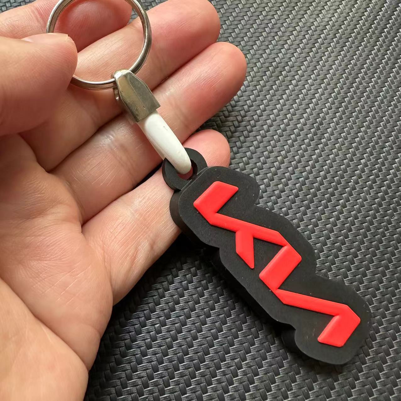 Rubber Car Logo Keychain Keyring for Audi Benz BMW Chevrolet Honda Landrover VW Toyota Netby