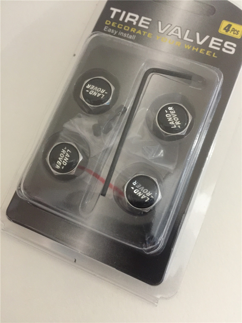 Metal Car Wheel Tire Valve Cap Anti Dust Theft With Logo Silver Color Netby