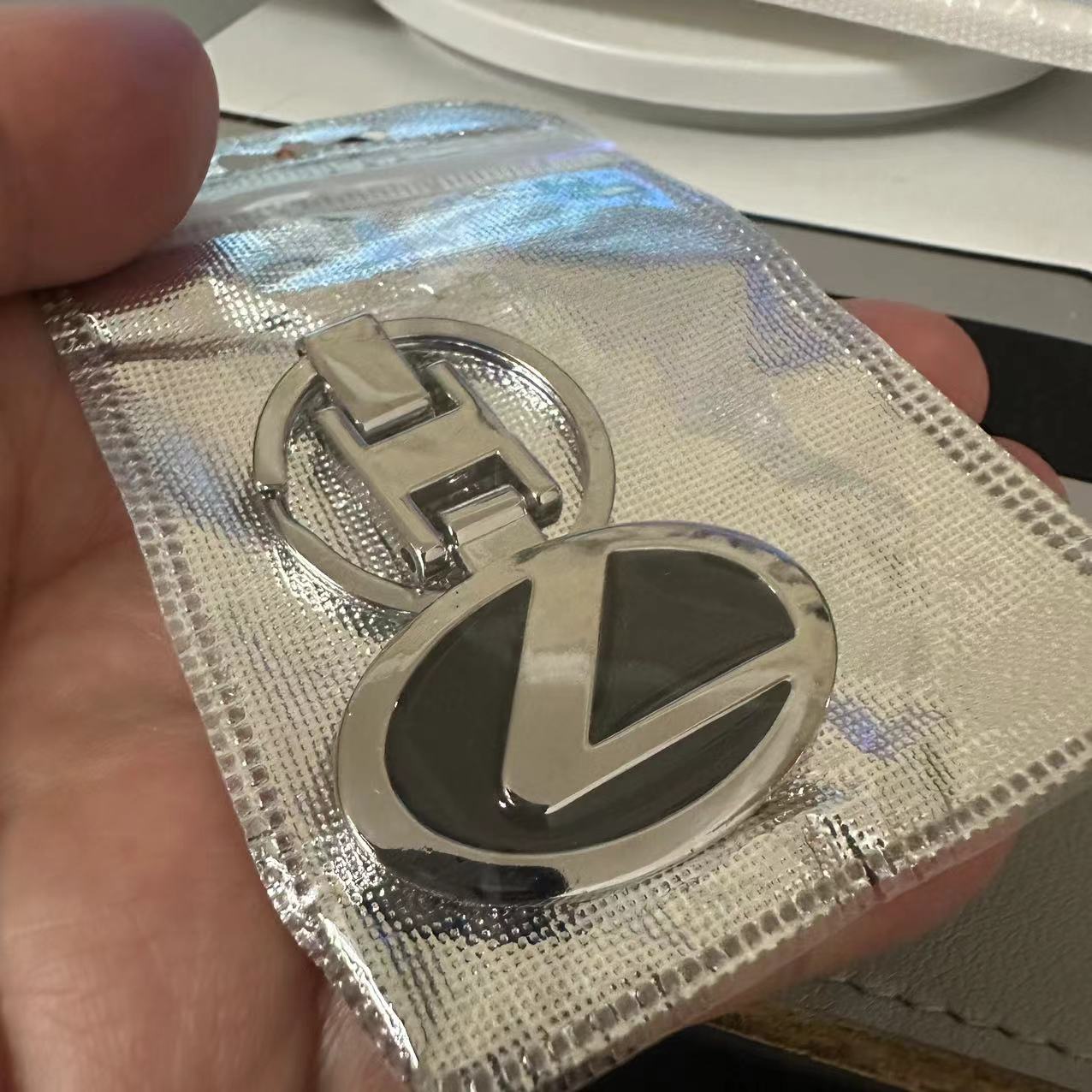 Metal H Buckle Car Logo Logo Keyring Keychain Keyfob Netby Recommend