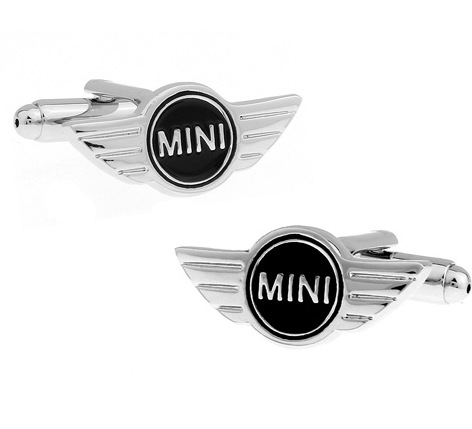 Metal Cufflinks Car Logo for Audi Benz Bmw Buick Maserati Volkswagen Volvo Toyota Bentley Rolls Royce Netby