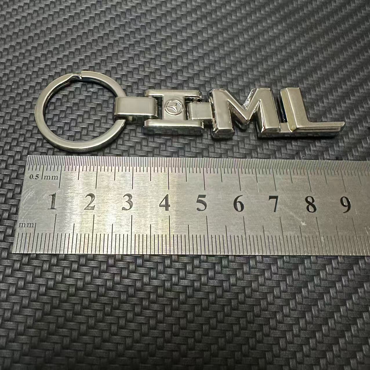Metal Car Logo Keychain Logo Keyring Keyfob for Mercedes Benz A B C E R S GL ML CLA CLS GLA GLB GLC GLE GLK GLS SLK AMG Netby