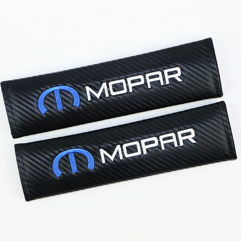 Carbon Fiber Style Car Seat Belt Cover for Audi Benz BMW Corvette VW SKODA Alfa Romeo Netby