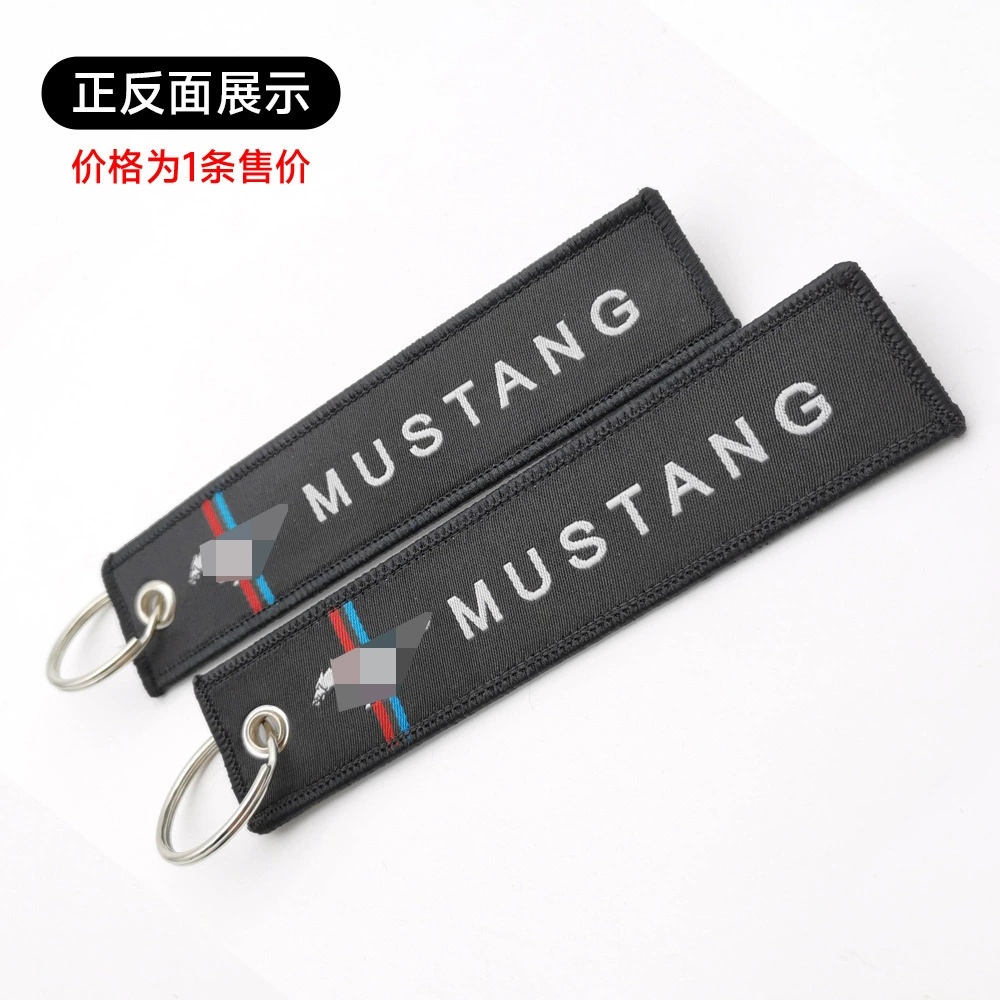 Mercedes Benz AMG BMW CADILLAC PORSCHE FERRARI AUDI ALFA ROMEO DODGE FIAT SKODA VW Cloth Keychain Logo Keyring Keyfob Netby