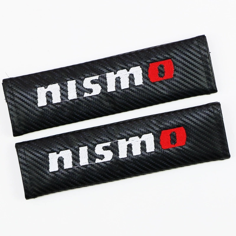 Carbon Fiber Style Car Seat Belt Cover for Audi Benz BMW Corvette VW SKODA Alfa Romeo Netby