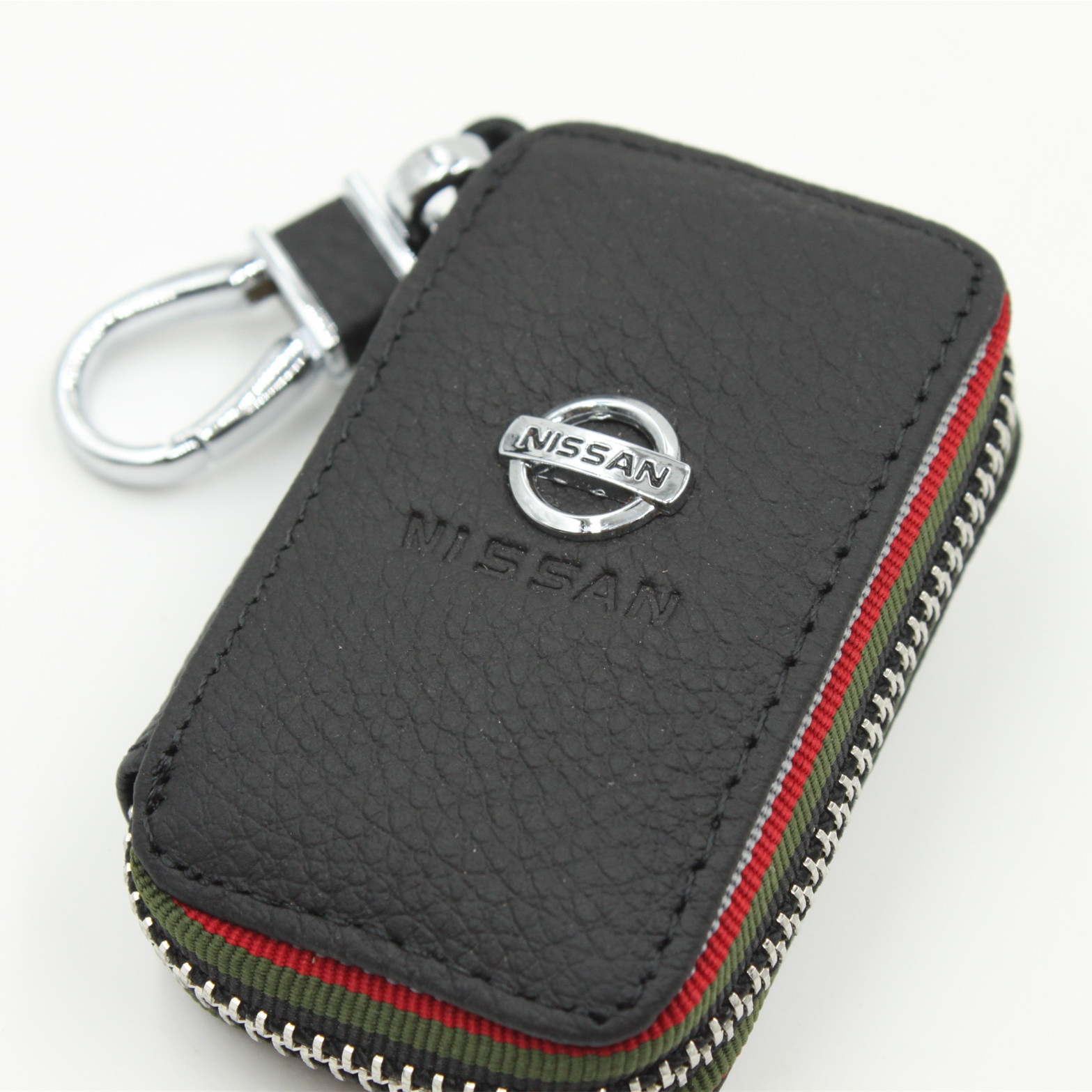 Black Color Leather Car Remote Key Wallet for KIA AUDI BENZ BMW BUICK PORSCHE VW VOLVO JAGUAR CHEVROLET FORD Netby