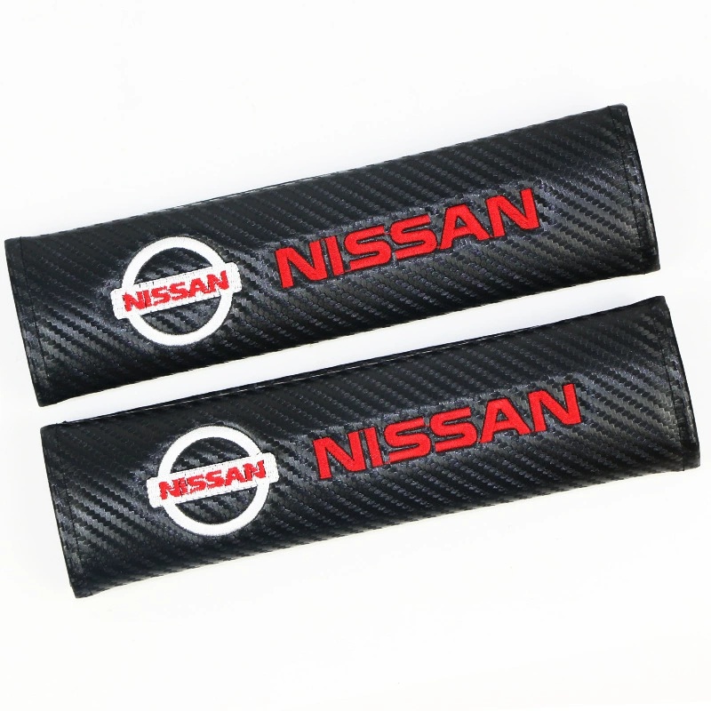 Carbon Fiber Style Car Seat Belt Cover for Audi Benz BMW Corvette VW SKODA Alfa Romeo Netby