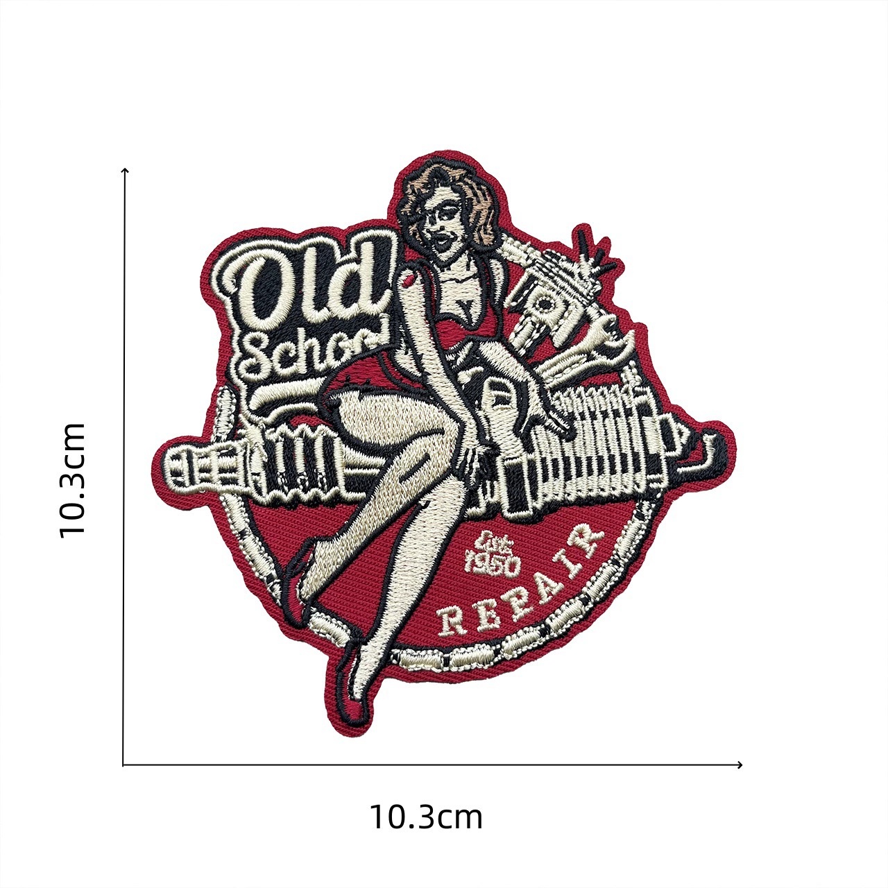 Embroidered Cloth Emblem Badge for Motorbike Motorcycle INDIAN Netby