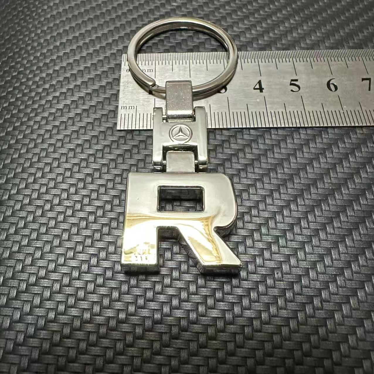 Metal Car Logo Keychain Logo Keyring Keyfob for Mercedes Benz A B C E R S GL ML CLA CLS GLA GLB GLC GLE GLK GLS SLK AMG Netby