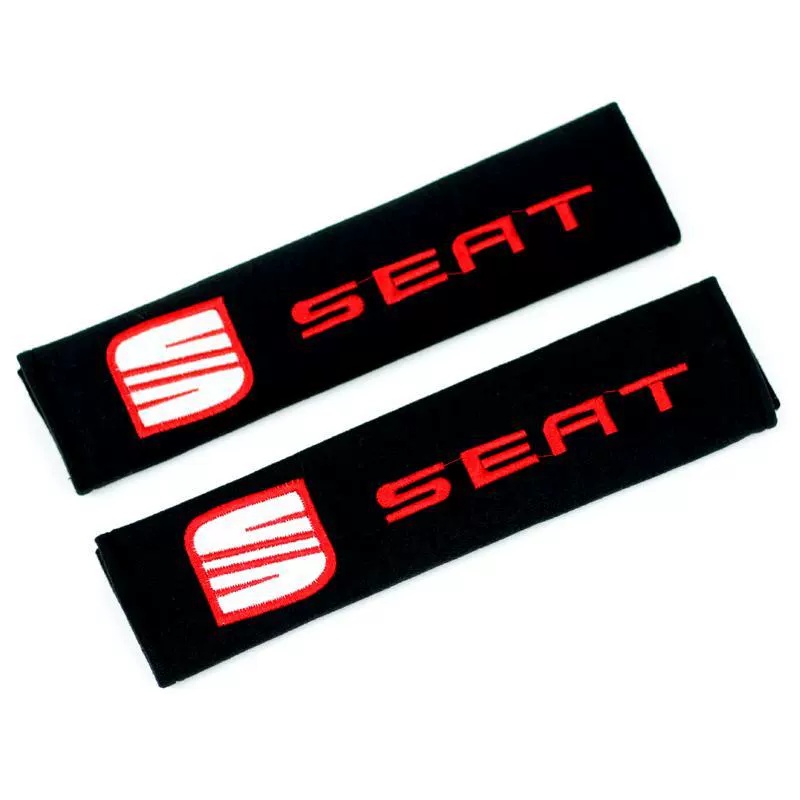 Cotton Style Car Seat Belt Cover Shoulder Pad for Audi Benz BMW Corvette VW SKODA Alfa Romeo Netby