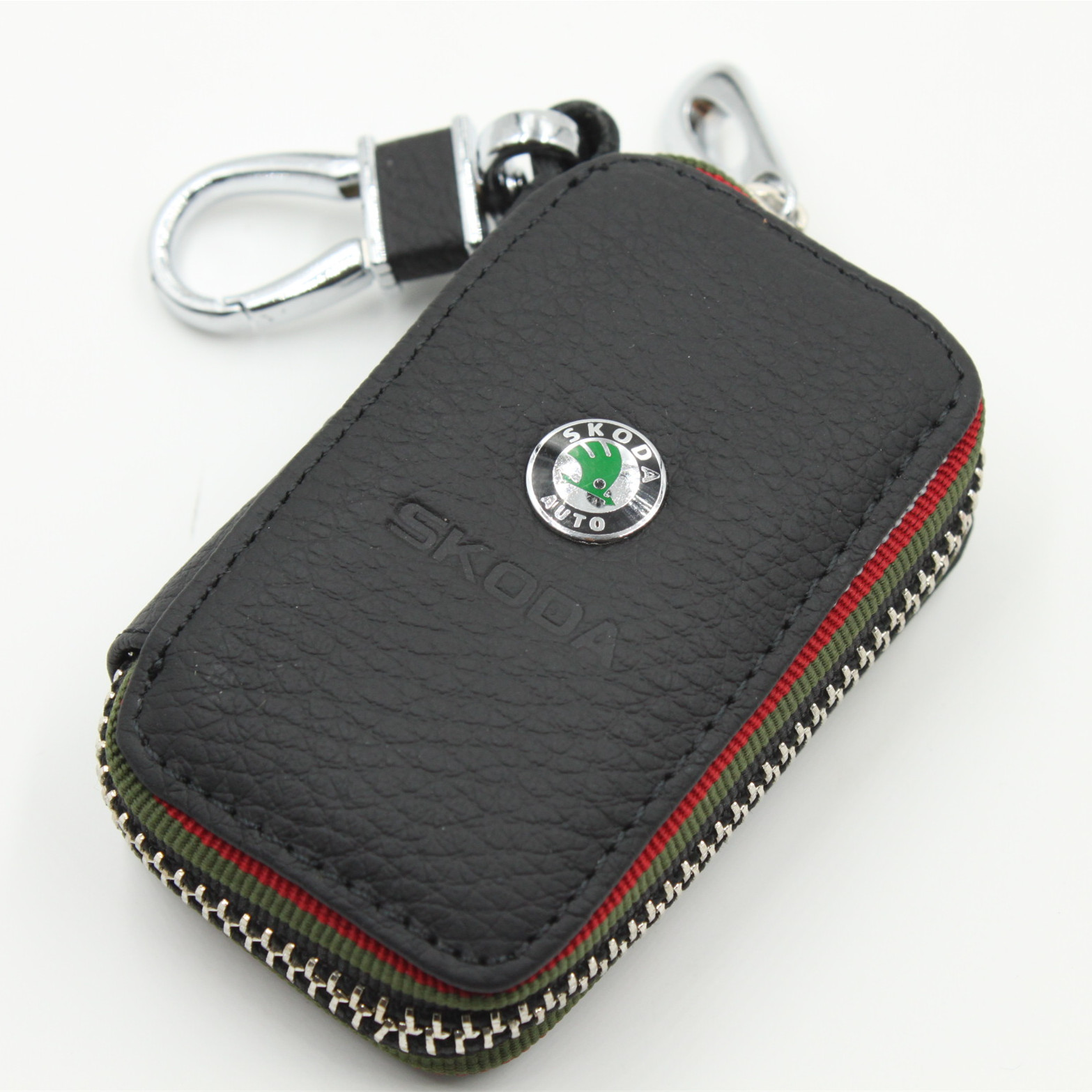 Black Color Leather Car Remote Key Wallet for KIA AUDI BENZ BMW BUICK PORSCHE VW VOLVO JAGUAR CHEVROLET FORD Netby