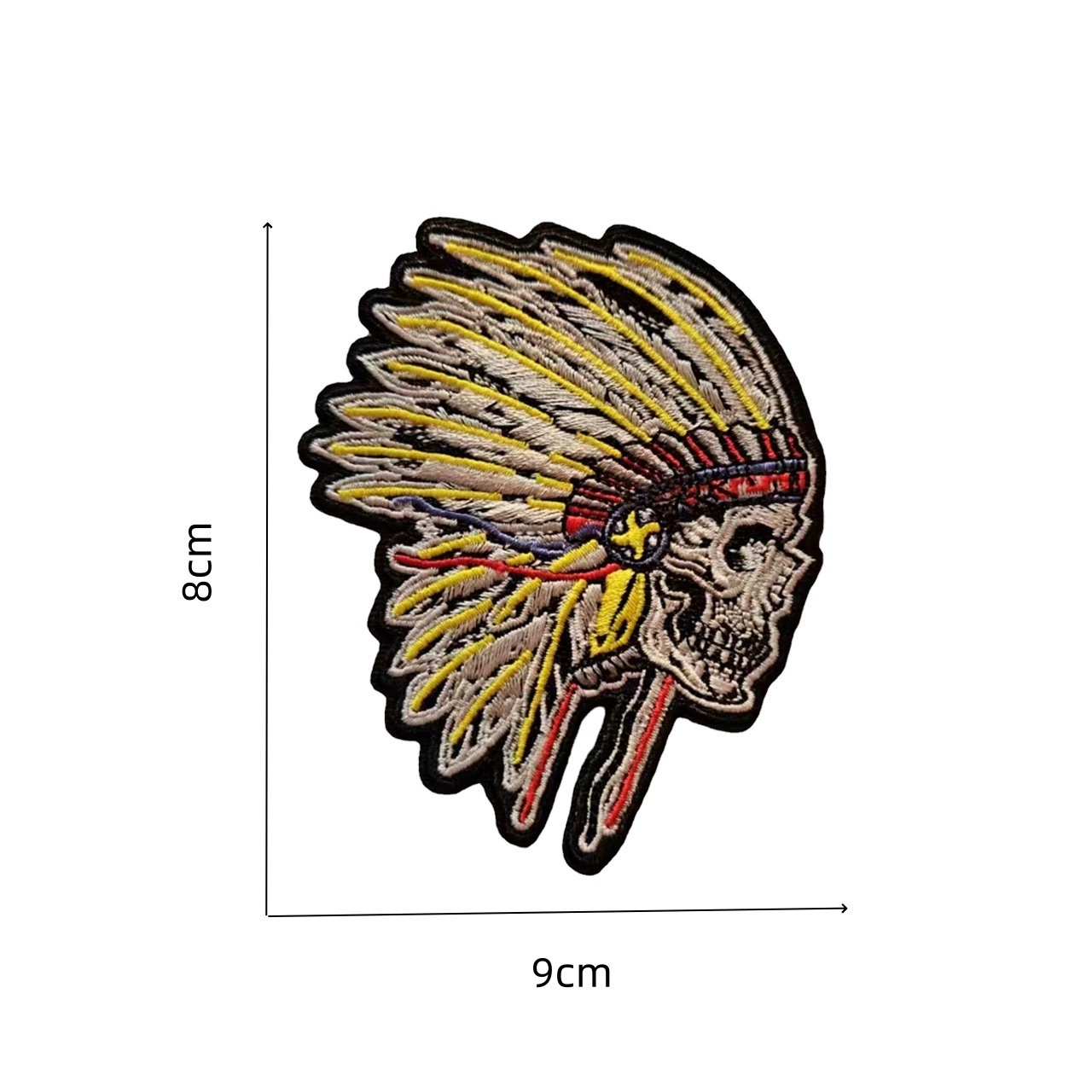 Embroidered Cloth Emblem Badge for Motorbike Motorcycle INDIAN Netby