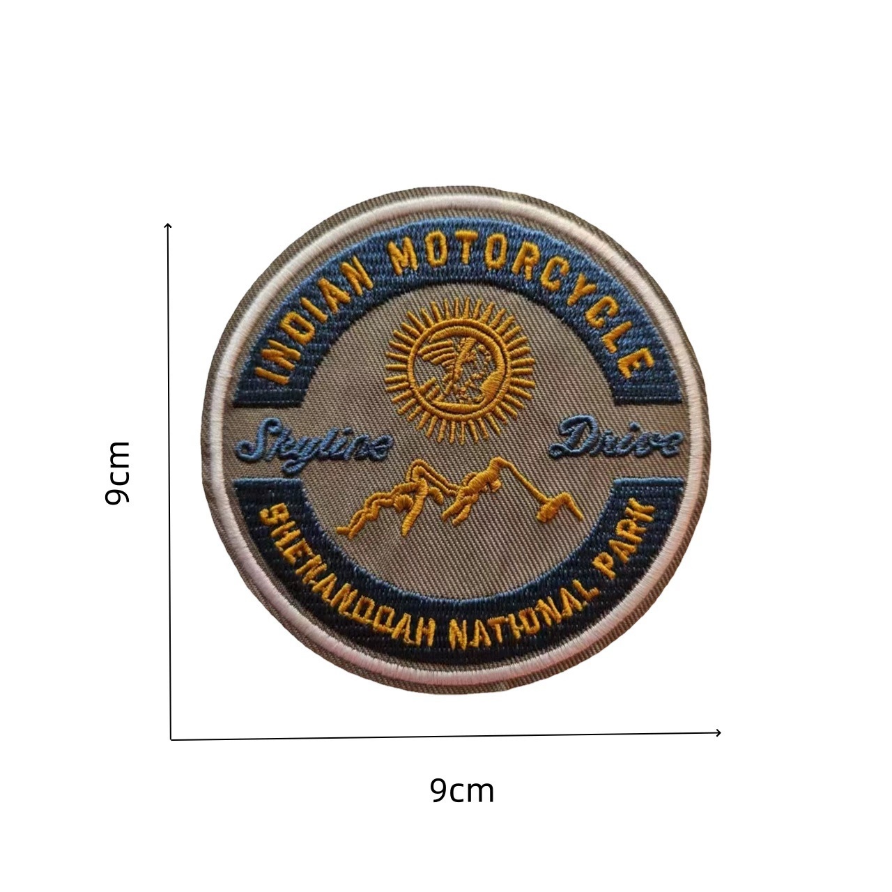 Embroidered Cloth Emblem Badge for Motorbike Motorcycle INDIAN Netby