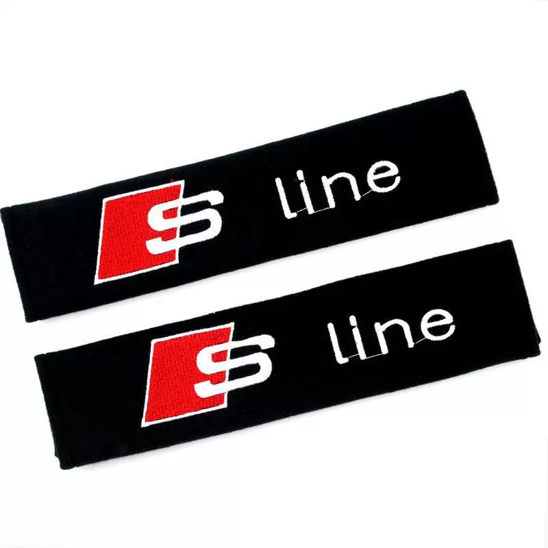 Cotton Style Car Seat Belt Cover Shoulder Pad for Audi Benz BMW Corvette VW SKODA Alfa Romeo Netby