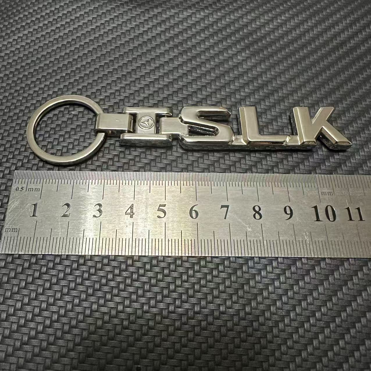 Metal Car Logo Keychain Logo Keyring Keyfob for Mercedes Benz A B C E R S GL ML CLA CLS GLA GLB GLC GLE GLK GLS SLK AMG Netby