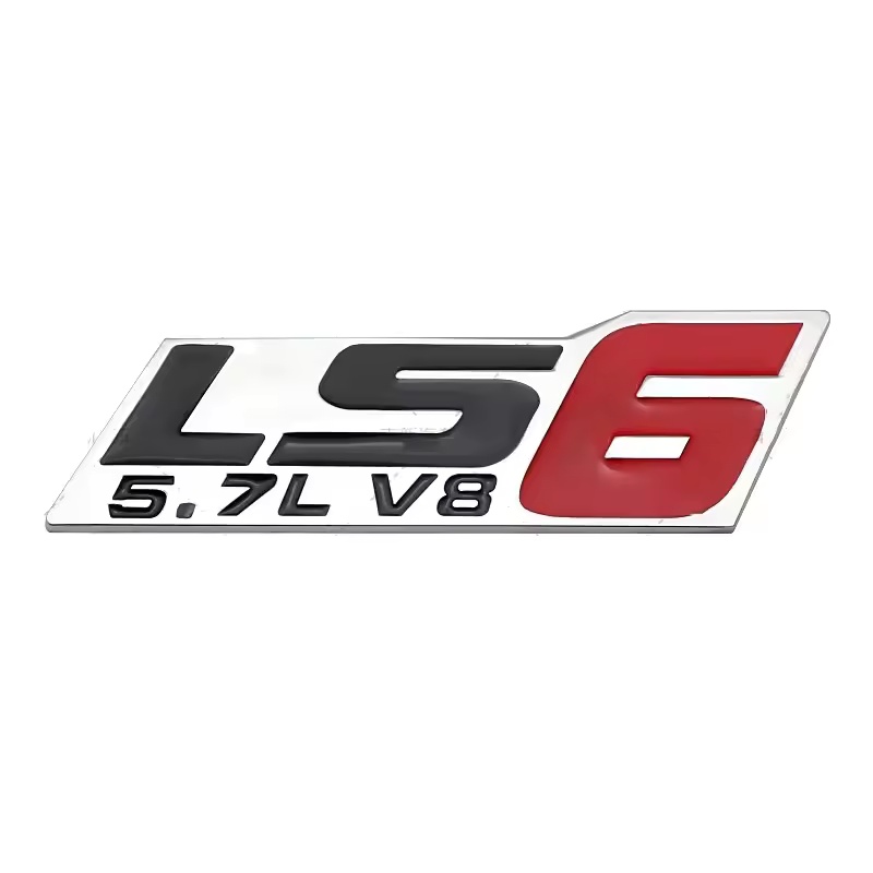 Zinc Alloy Metal Car Emblem Badge LT1 LT9 LS1 LS2 LS3 LS6 LSX V8 5.7L 6.2L 6.8L 7.4L Netby
