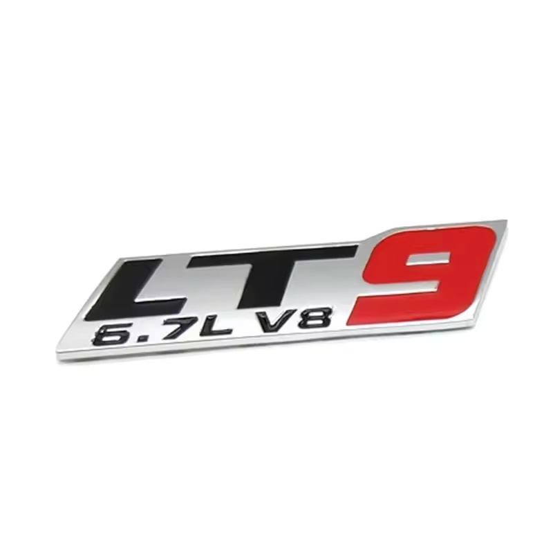 Zinc Alloy Metal Car Emblem Badge LT1 LT9 LS1 LS2 LS3 LS6 LSX V8 5.7L 6.2L 6.8L 7.4L Netby