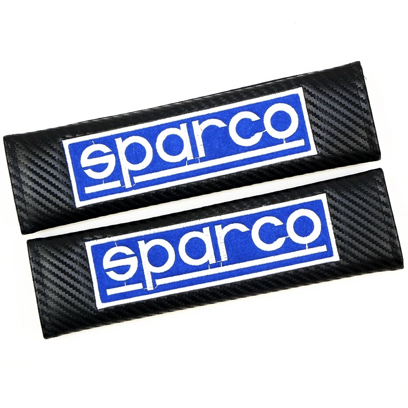 Carbon Fiber Style Car Seat Belt Cover for Audi Benz BMW Corvette VW SKODA Alfa Romeo Netby