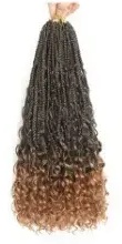 Goddess Box Braids Synthetic Fiber Crochet Hair 15 Strands/pack Dreadlocks Netby