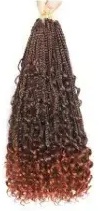 Goddess Box Braids Synthetic Fiber Crochet Hair 15 Strands/pack Dreadlocks Netby