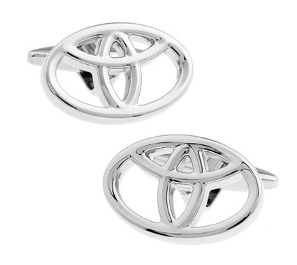Metal Cufflinks Car Logo for Audi Benz Bmw Buick Maserati Volkswagen Volvo Toyota Bentley Rolls Royce Netby