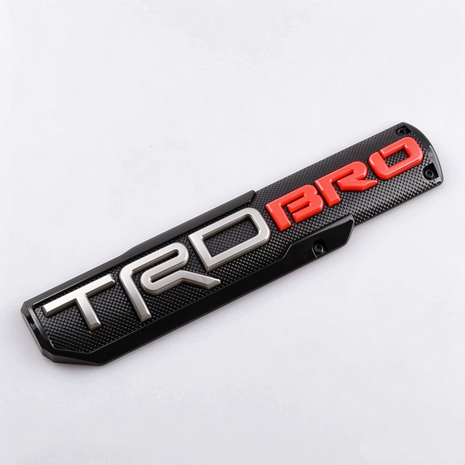 25cm*5cm ABS Plastic Truck Car Emblem Badge for TOYOTA TUNDRA TRD SPORT TURBO OFF ROAD BRO 5.7L V8  Netby