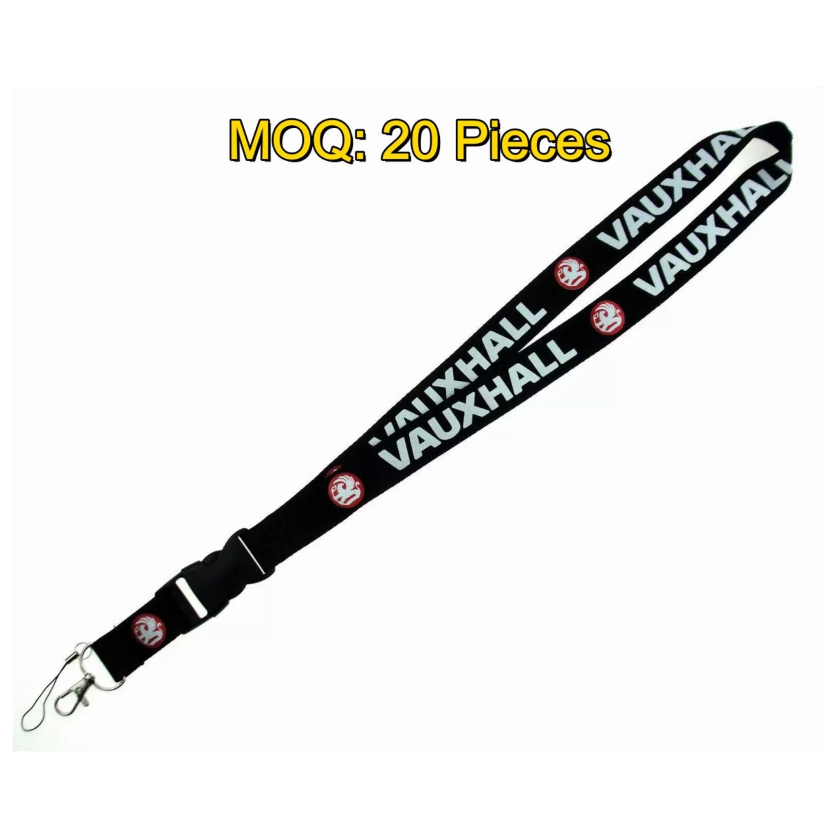 Wholesale 20 Pieces Neck Strap Lanyard with Vauxhall Car Logo Netby