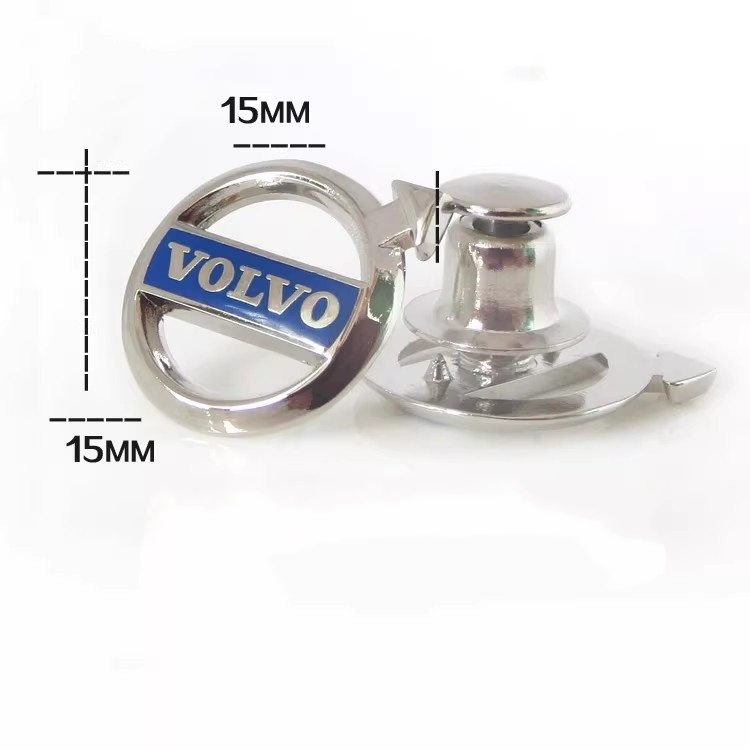 Metal Collar Pin Brooch with Audi BMW VW TOYOTA BENTLEY Porsche Car Logo Netby