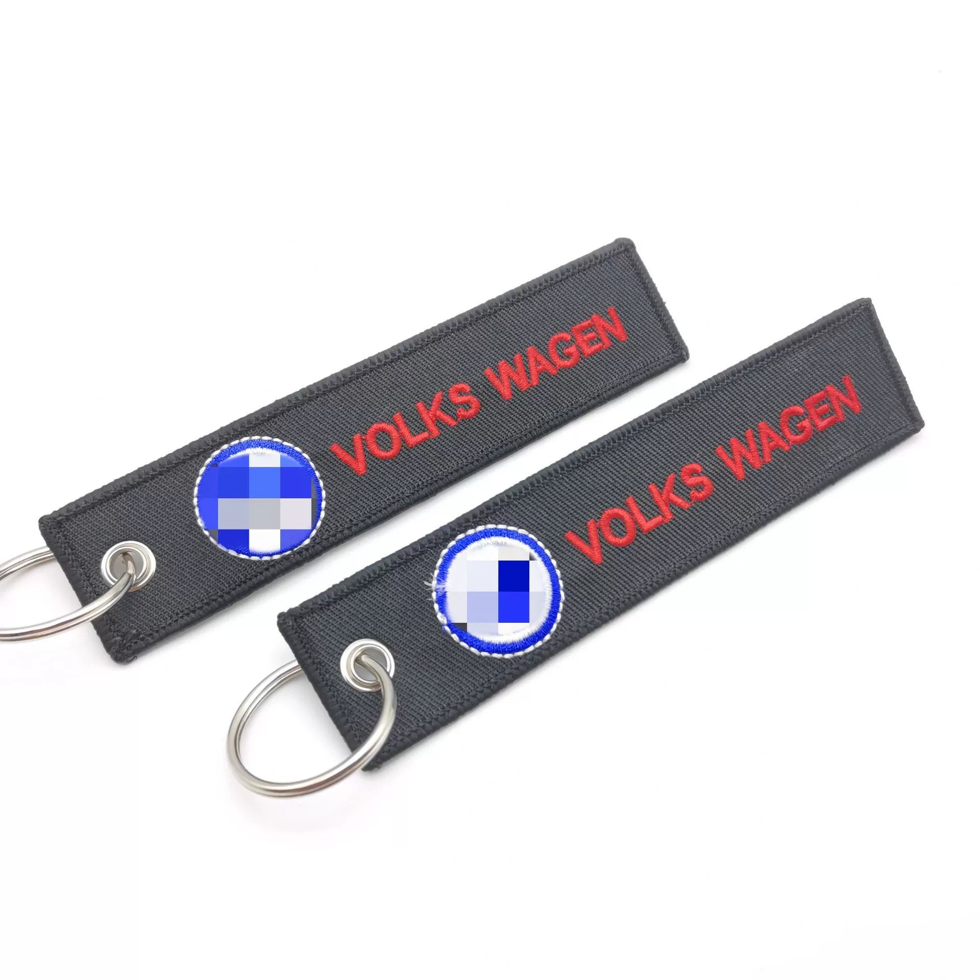 Mercedes Benz AMG BMW CADILLAC PORSCHE FERRARI AUDI ALFA ROMEO DODGE FIAT SKODA VW Cloth Keychain Logo Keyring Keyfob Netby