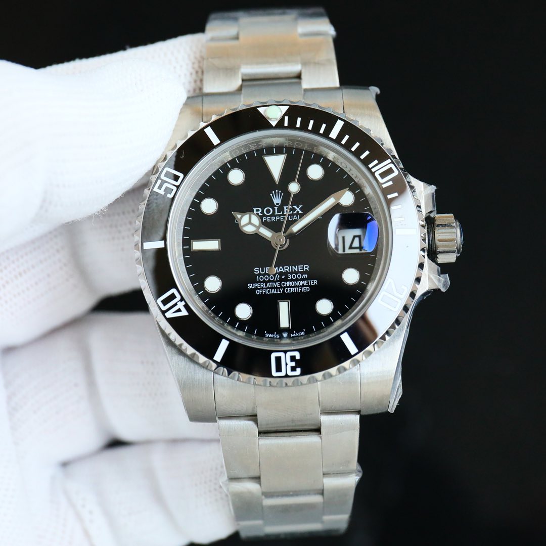 Replica Rolex Submariner Wrist Watch Black Dial Plate 2824 Movement Netby