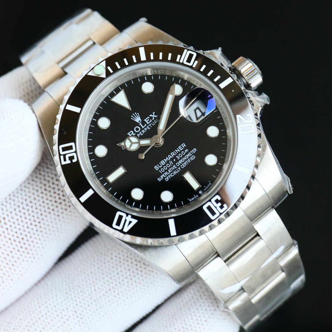 Replica Rolex Submariner Wrist Watch Black Dial Plate 2824 Movement Netby