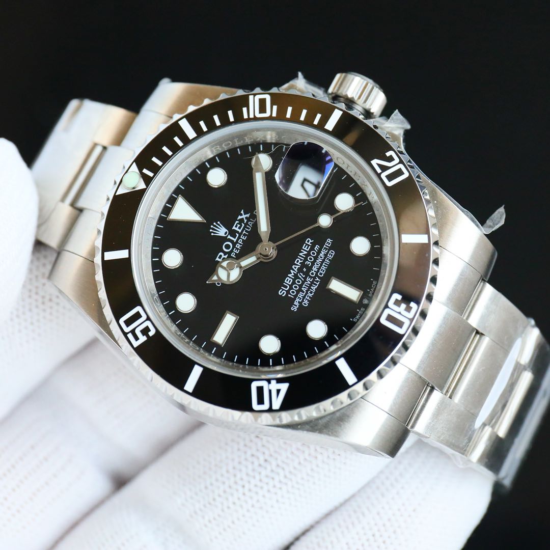 Replica Rolex Submariner Wrist Watch Black Dial Plate 2824 Movement Netby