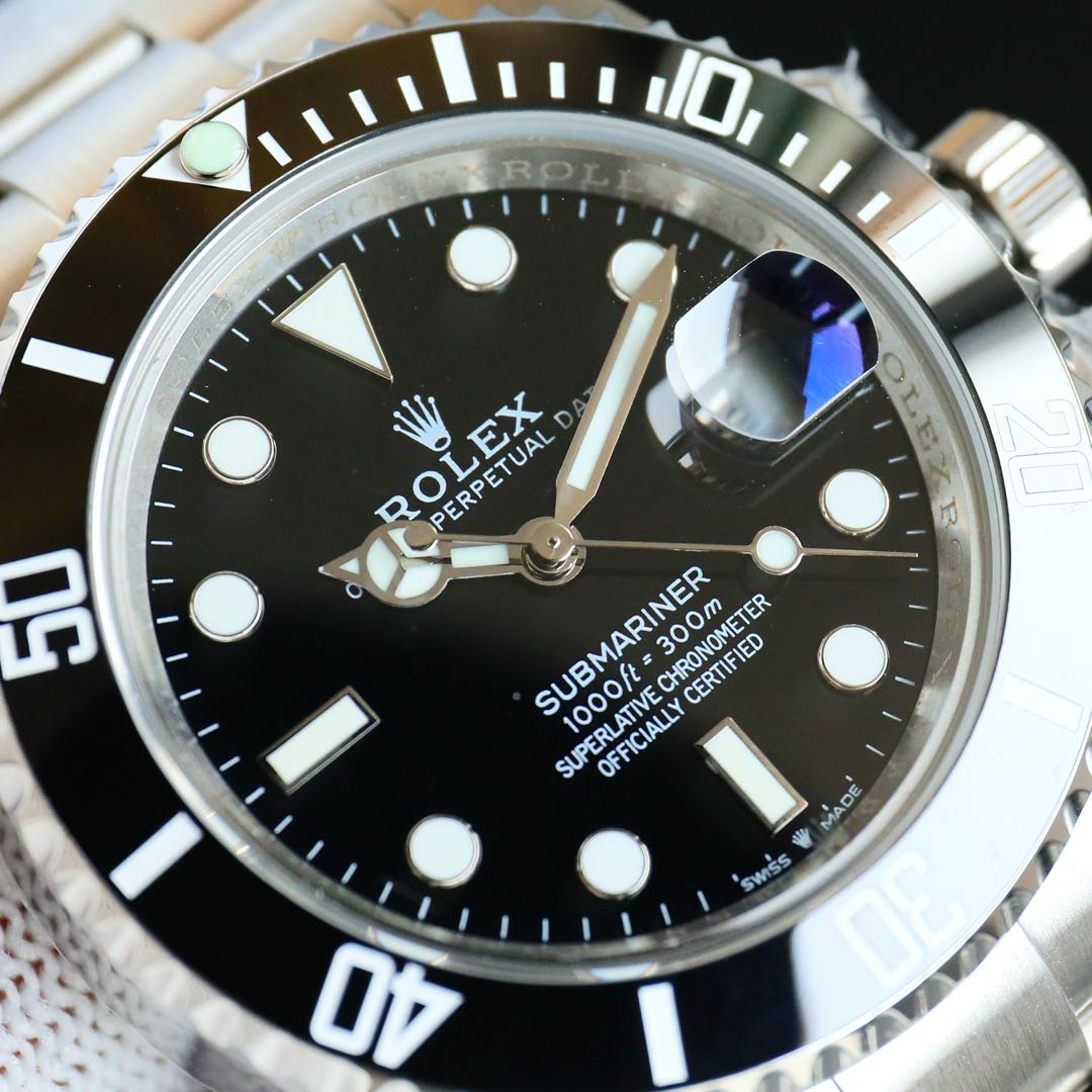 Replica Rolex Submariner Wrist Watch Black Dial Plate 2824 Movement Netby