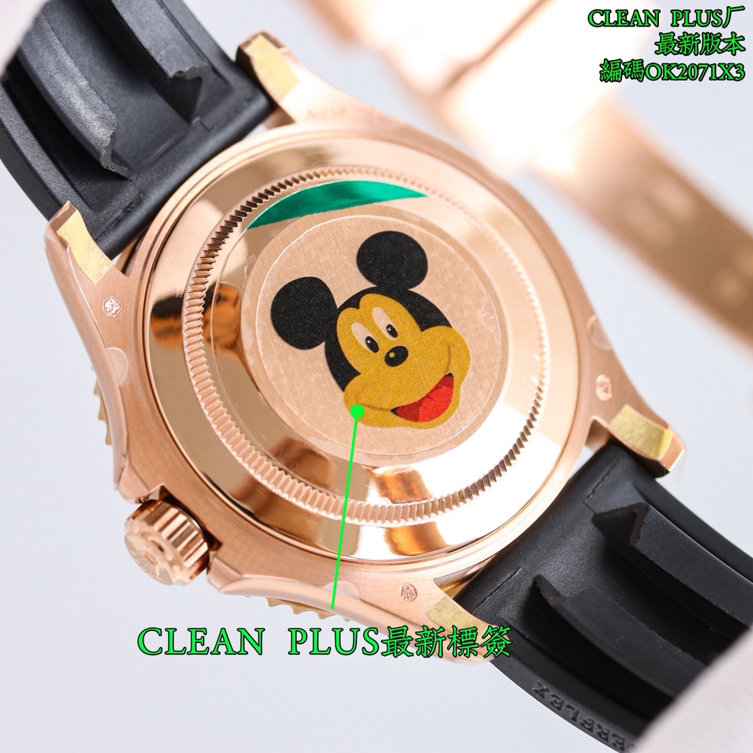 Replica Rolex Yacht-Master Rainbow Wrist Watch 3235 Movement Sapphire Glass Candy Model Automatic Netby