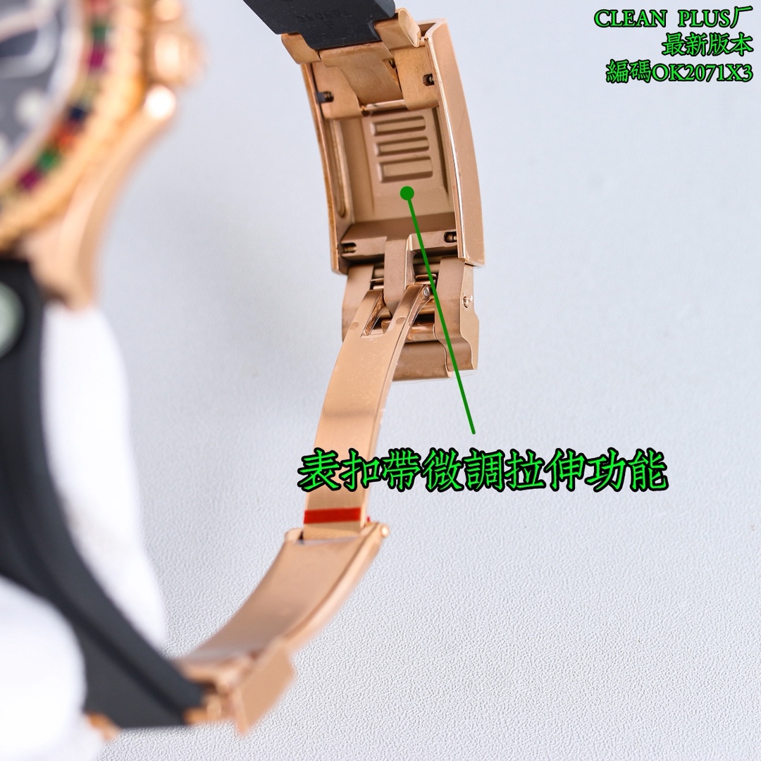 Replica Rolex Yacht-Master Rainbow Wrist Watch 3235 Movement Sapphire Glass Candy Model Automatic Netby