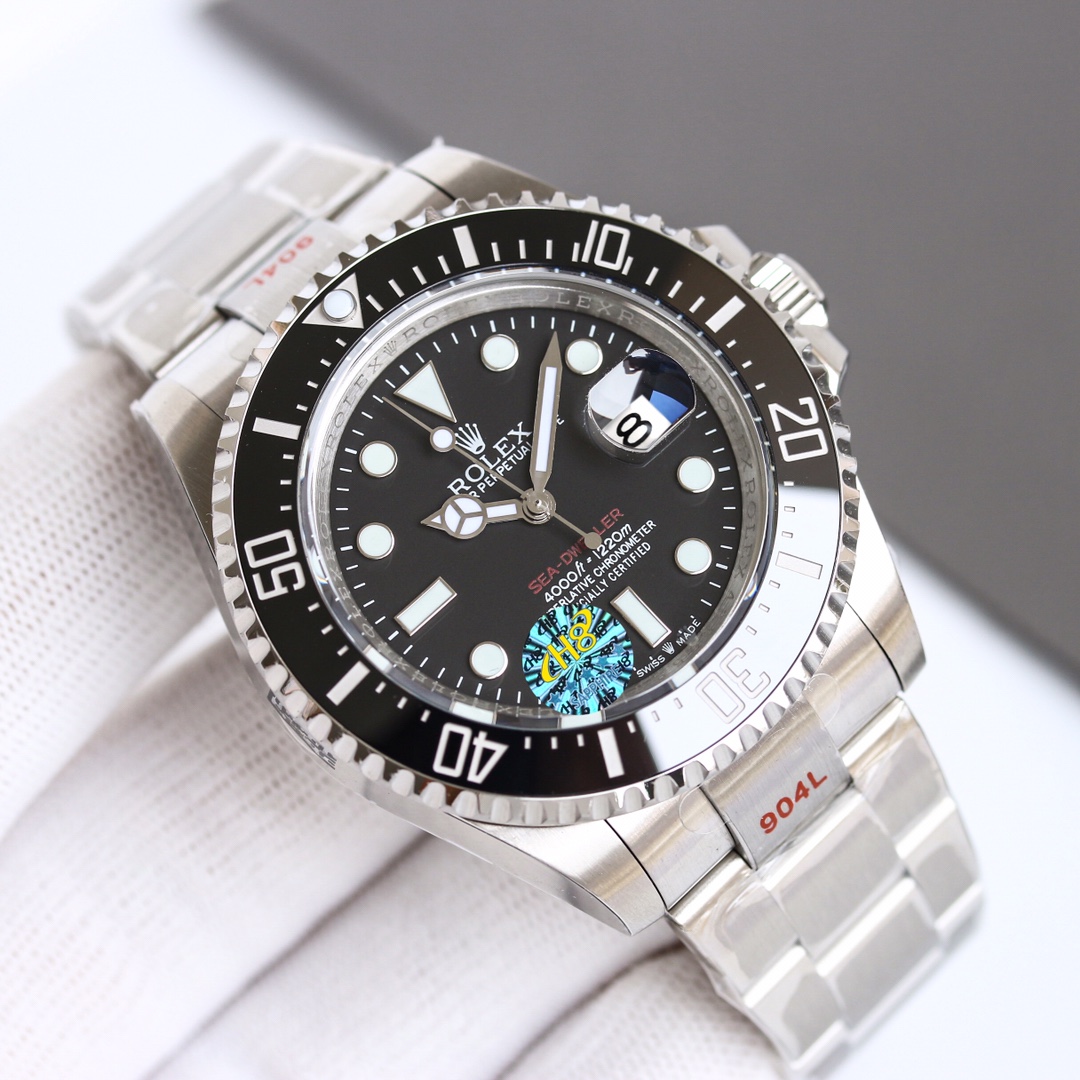Replica Rolex Sea-Dweller Wrist Watch 2836 Movement Sapphire Glass Silver Color Stainless Watch Band & Case Automatic Netby
