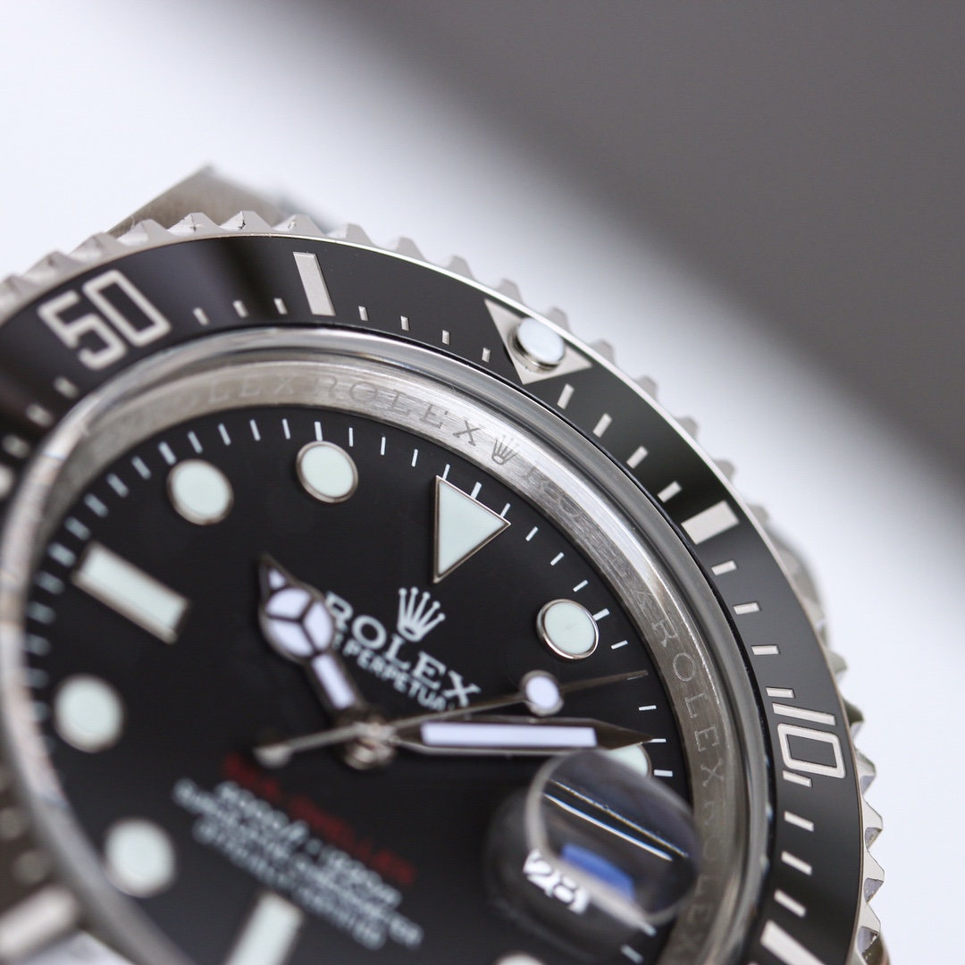 Replica Rolex Sea-Dweller Wrist Watch 2836 Movement Sapphire Glass Silver Color Stainless Watch Band & Case Automatic Netby