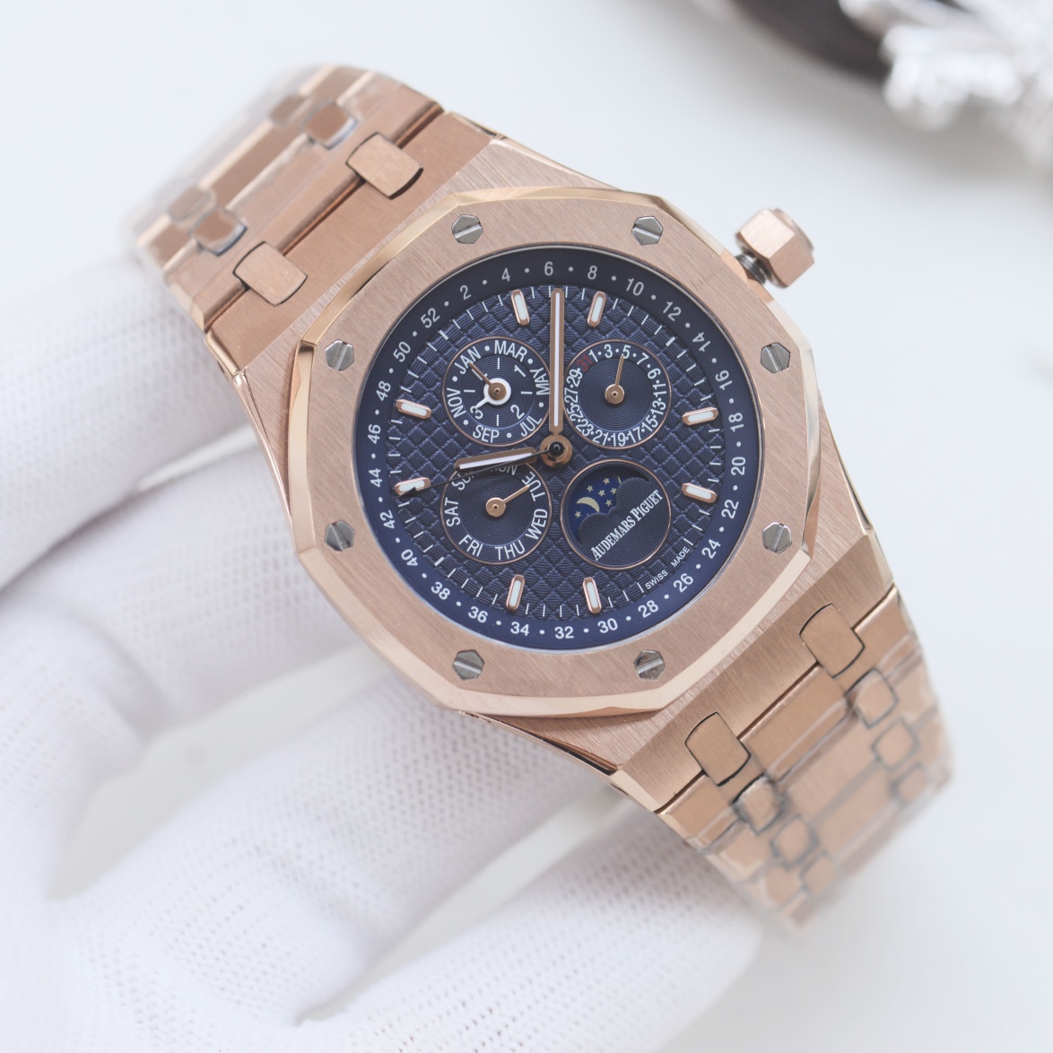 AP AUDENMARS PIGUET Royal Oak Wrist Watch 3841 Movement Crystal Glass Stainless Watch Band & Case Automatic Netby