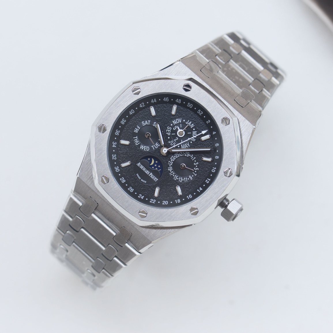 AP AUDEMARS PIGUET Royal Oak Wrist Watch 3841 Movement Crystal Glass Stainless Watch Band & Case Automatic Netby
