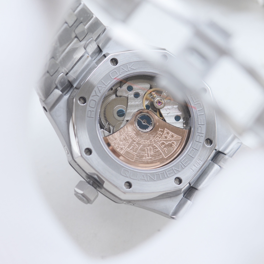 AP AUDEMARS PIGUET Royal Oak Wrist Watch 3841 Movement Crystal Glass Stainless Watch Band & Case Dark Blue Dial Plate Automatic Netby