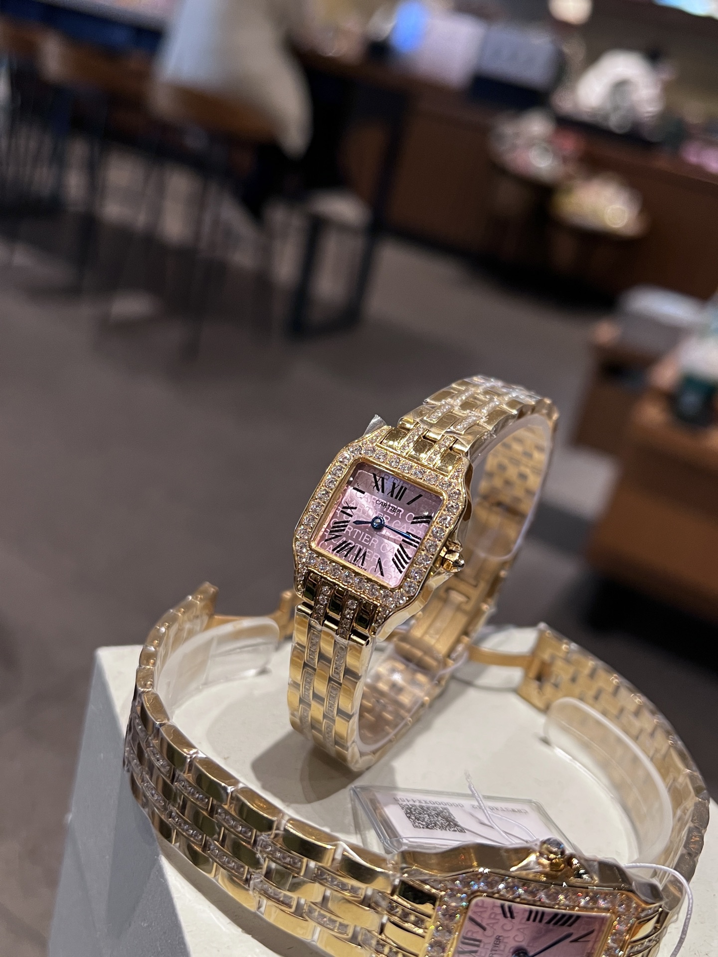 Cartier Wrist Quartz Watch Sapphire Glass Stainless Steel Watch Band Netby