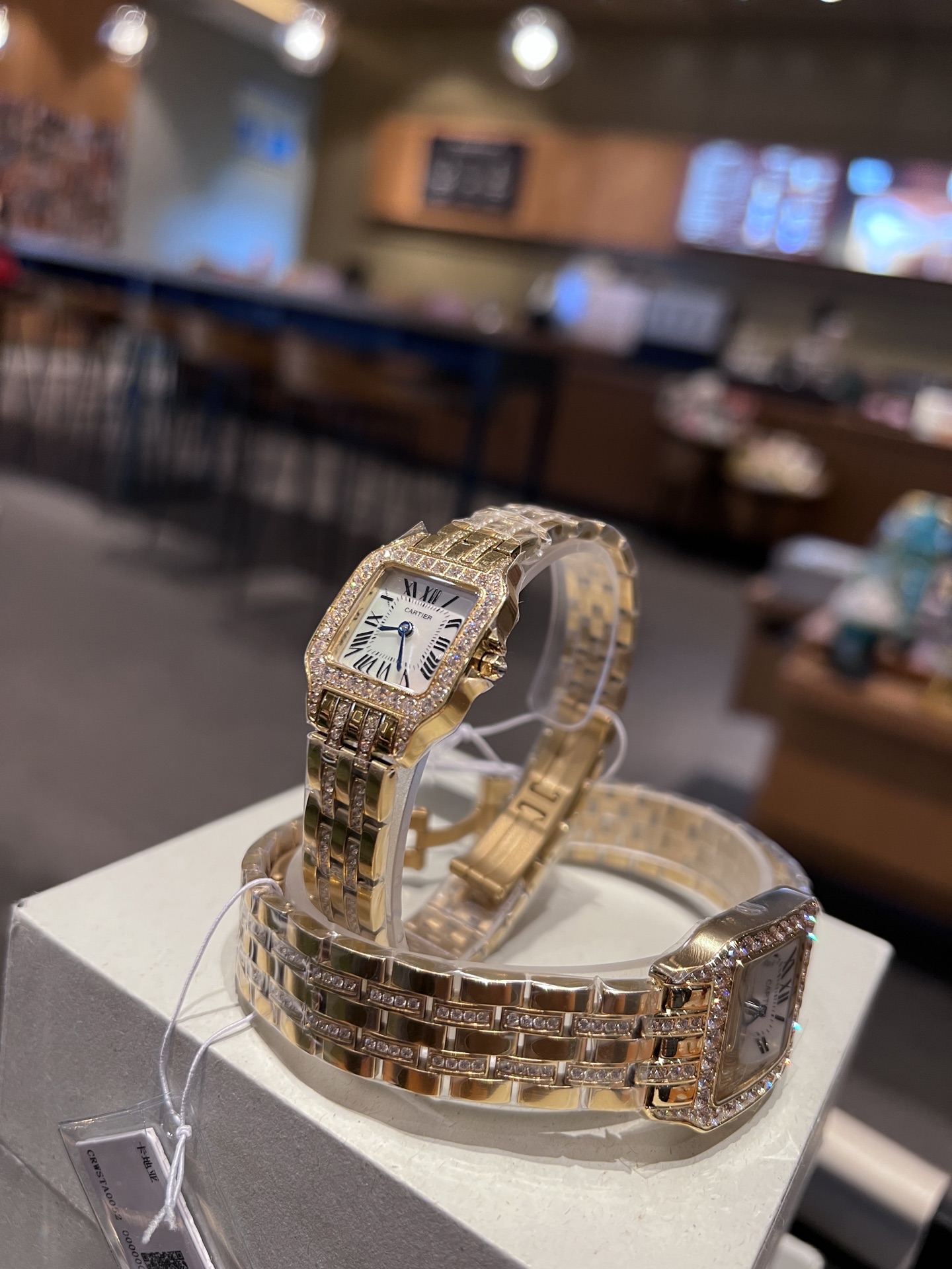 Cartier Wrist Quartz Watch Sapphire Glass Stainless Steel Watch Band Netby