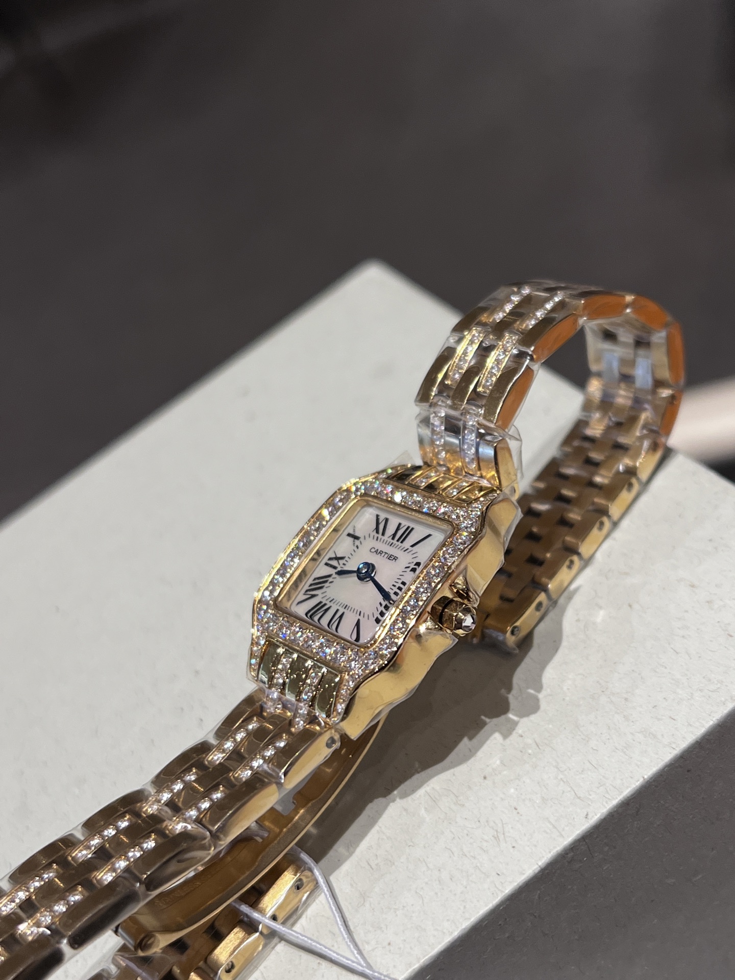 Cartier Wrist Quartz Watch Sapphire Glass Stainless Steel Watch Band Netby