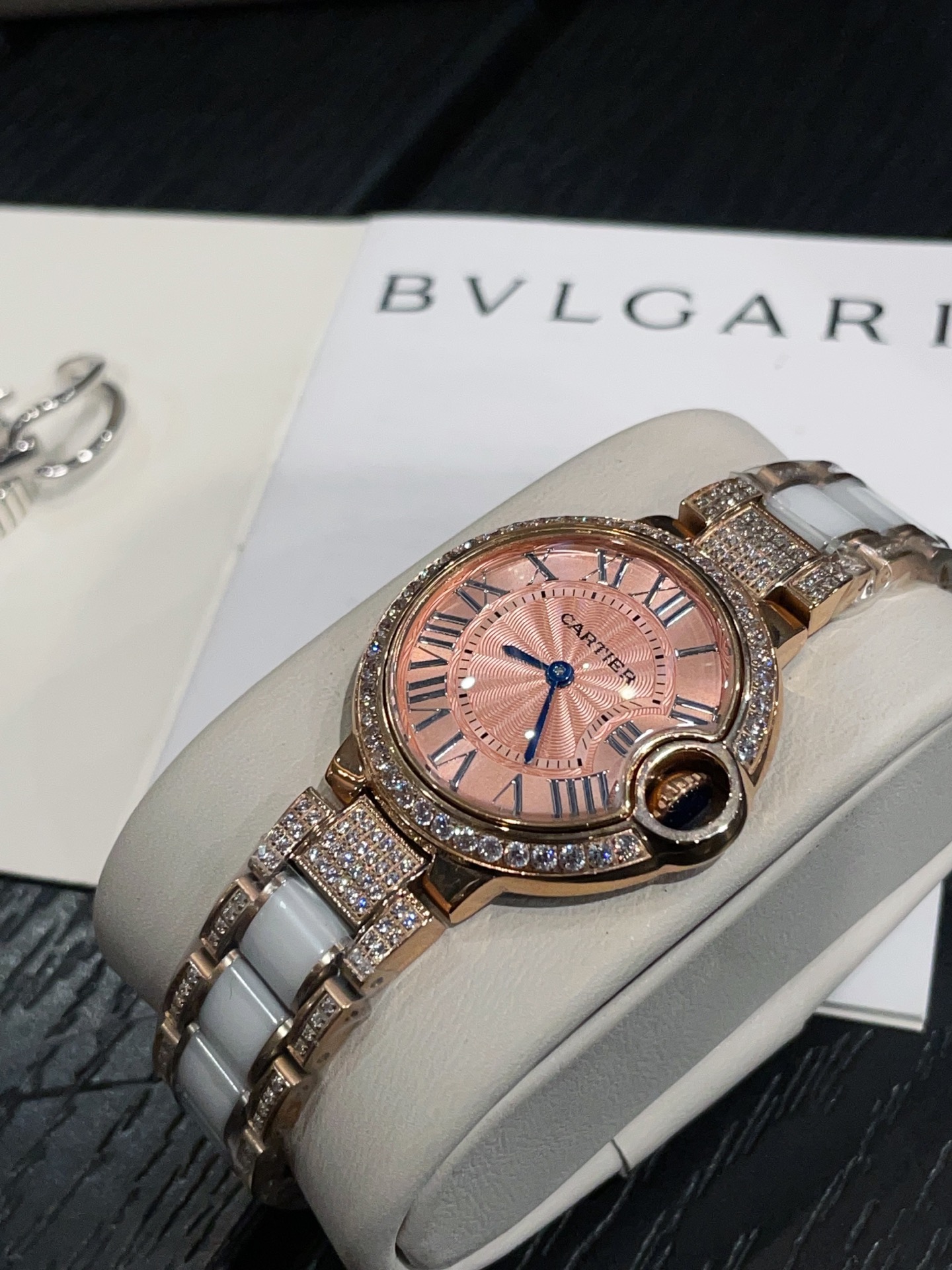 Cartier Wrist Quartz Watch Sapphire Glass Stainless Steel Watch Band Netby