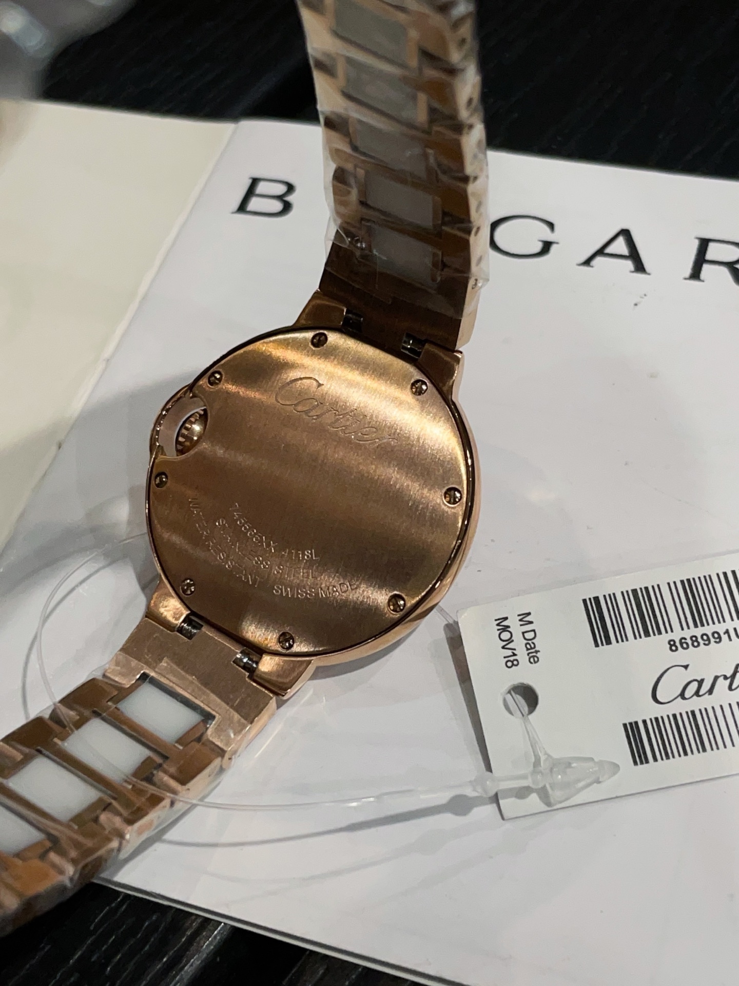 Cartier Wrist Quartz Watch Sapphire Glass Stainless Steel Watch Band Netby