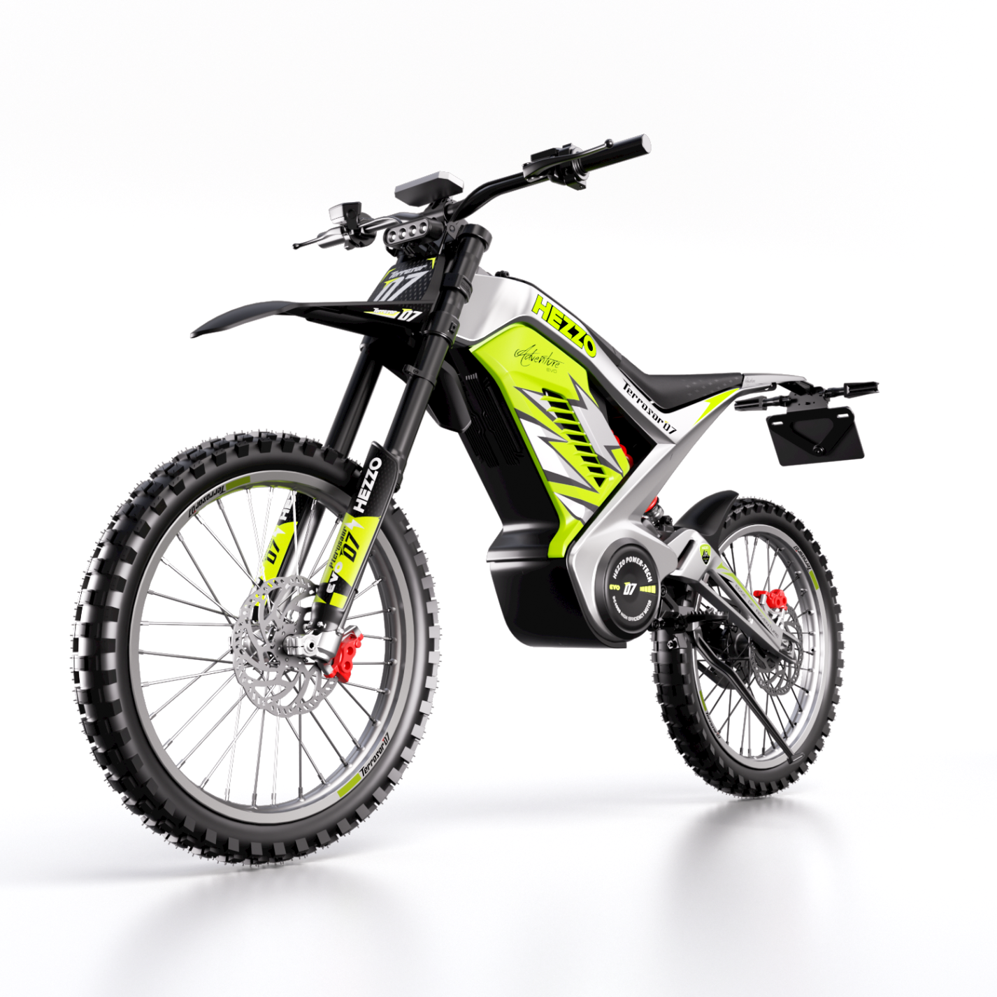 HEZZO D7 Electric Dirt Bike 72V 8000w 35Ah LG Battery 50Mph Powerful ...